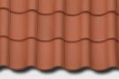 Großhohlfalzziegel TG10 Kupferbraun