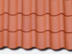 Großhohlfalzziegel TG10 naturrot