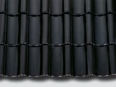 Hohlfalzziegel Diamantschwarz glänzend