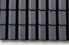 Flachdachziegel Modena 11 Brilliantschwarz