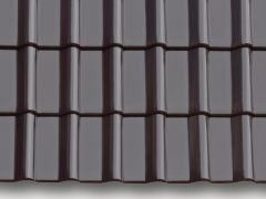 Flachdachziegel Modena 11 Graphit metallic