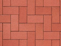 Pflasterklinker Recker rot