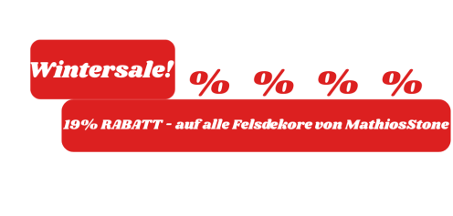 19 % Rabatt auf Felsdekore