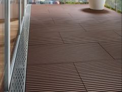 Penter Kampen Terrassenplatte teakbraun gerillt Sonderposten