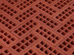 Pflasterklinker Rasenlochklinker Penter rot 